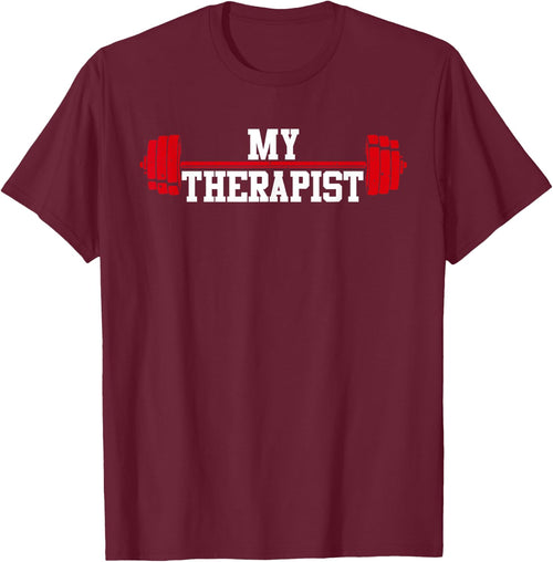 Funny Barbell Design Women Weight Lifting Gym Quote