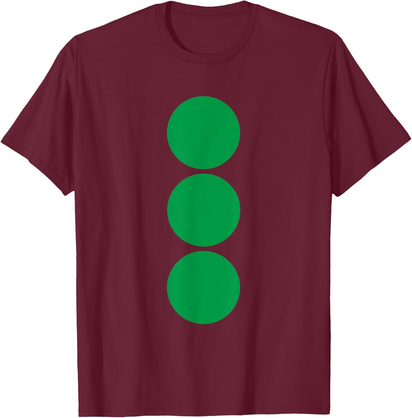 Twister Game Green Matching Group Costume T-Shirt - T-Shirt | Maroon