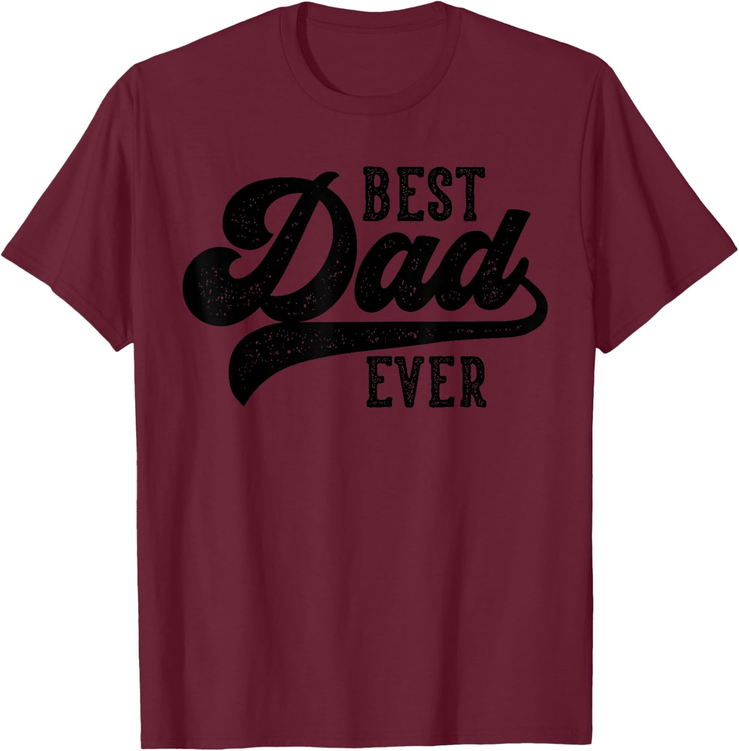 Dad Gifts From Kids Best Dad Ever Father's Day T-Shirt - T-Shirt | Maroon