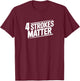 4-Takt Matter. Dirt Bike Hard Enduro Motocross T-Shirt - T-Shirt | Maroon