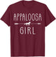 Appaloosa Horse Girl Shirt Gifts Horses Talk Derby To Me T-Shirt - T-Shirt | Maroon