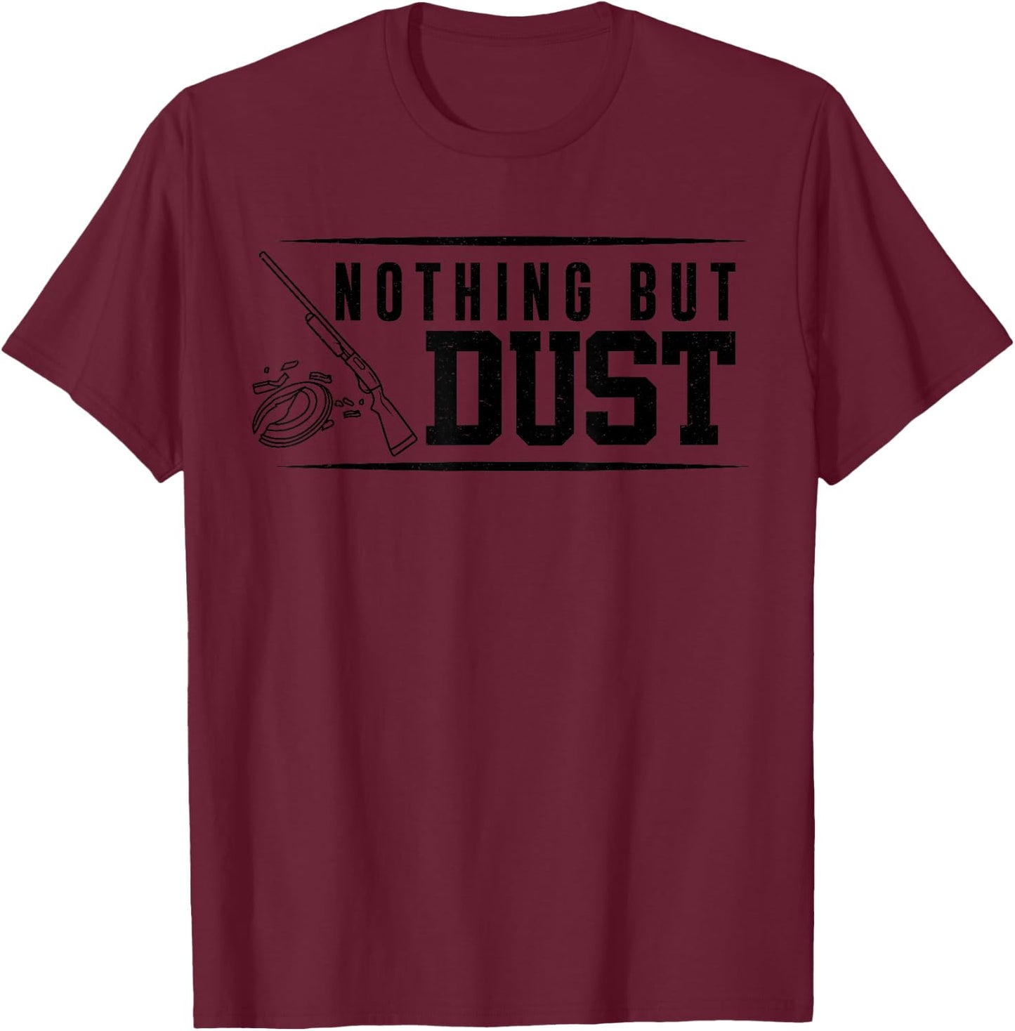 Funny Clay Shooting Gift Women Cool Skeet Trap Shoot T-Shirt - T-Shirt | Maroon