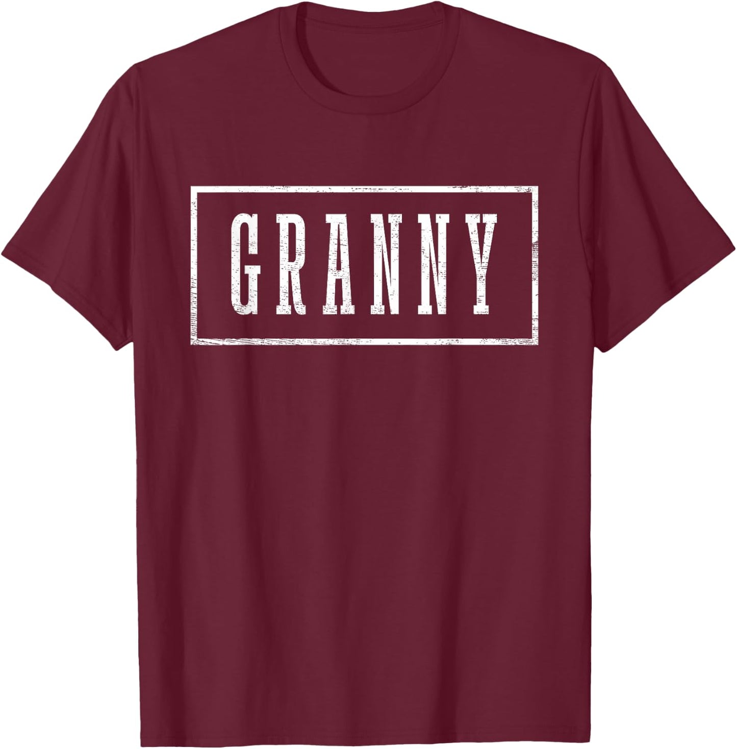 Granny - Sleek Framed Design Mother's Day Granny T-Shirt - T-Shirt | Maroon