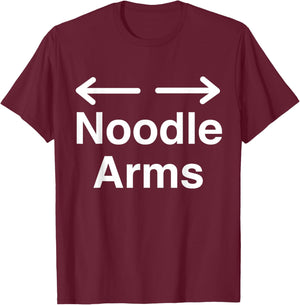 Noodle Arms - Don't Skip Leg Day T-Shirt - T-Shirt | Maroon