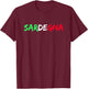 Flag Italy City Sardinia T-Shirt - T-Shirt | Maroon