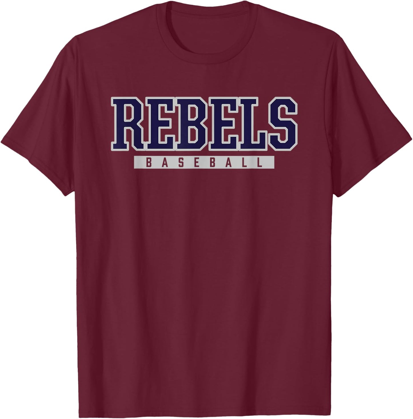 Champlin Park Rebels Baseball T-Shirt - T-Shirt | Maroon