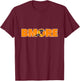 Baltimore Bmore Athletic Sport Style Bold Typography T-Shirt - T-Shirt | Maroon