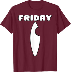 Days of the Week , Costume, Shark T-Shirt - T-Shirt | Maroon