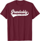 Grandaddy Vintage Retro Father's Day for Papa Grandpa T-Shirt - T-Shirt | Maroon