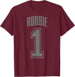Robbie Supporter Number 1 Größter Fan T-Shirt - T-Shirt | Maroon