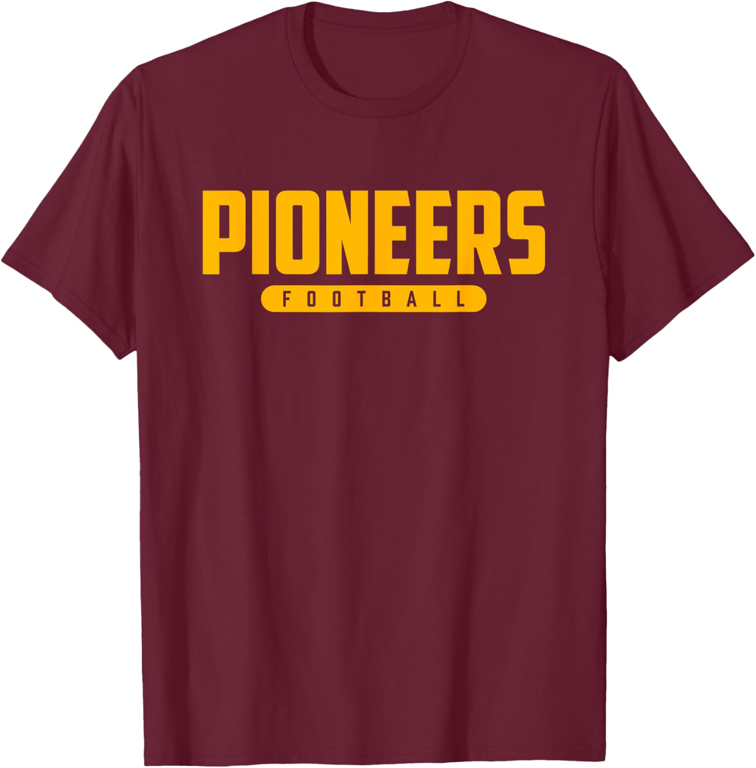 Stillwater Pioneers Football T-Shirt - T-Shirt | Maroon