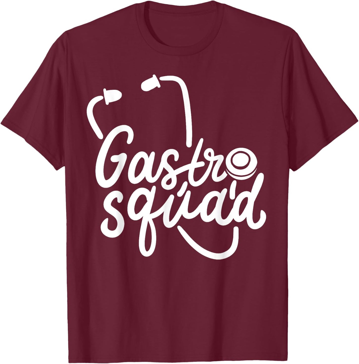 Gastro Doctor Medical Assistant Gastroenterology Gift T-Shirt - T-Shirt | Maroon