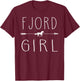 Fjord Horse Girl Shirt Gifts Horses Talk Derby To Me T-Shirt - T-Shirt | Maroon