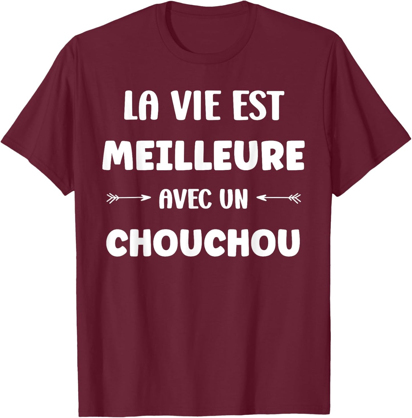Quote Scrunchie Life Is Better With Scrunchie T-Shirt - T-Shirt | Maroon