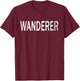 Vintage Wanderer Distressed Wanderlust T-Shirt - T-Shirt | Maroon