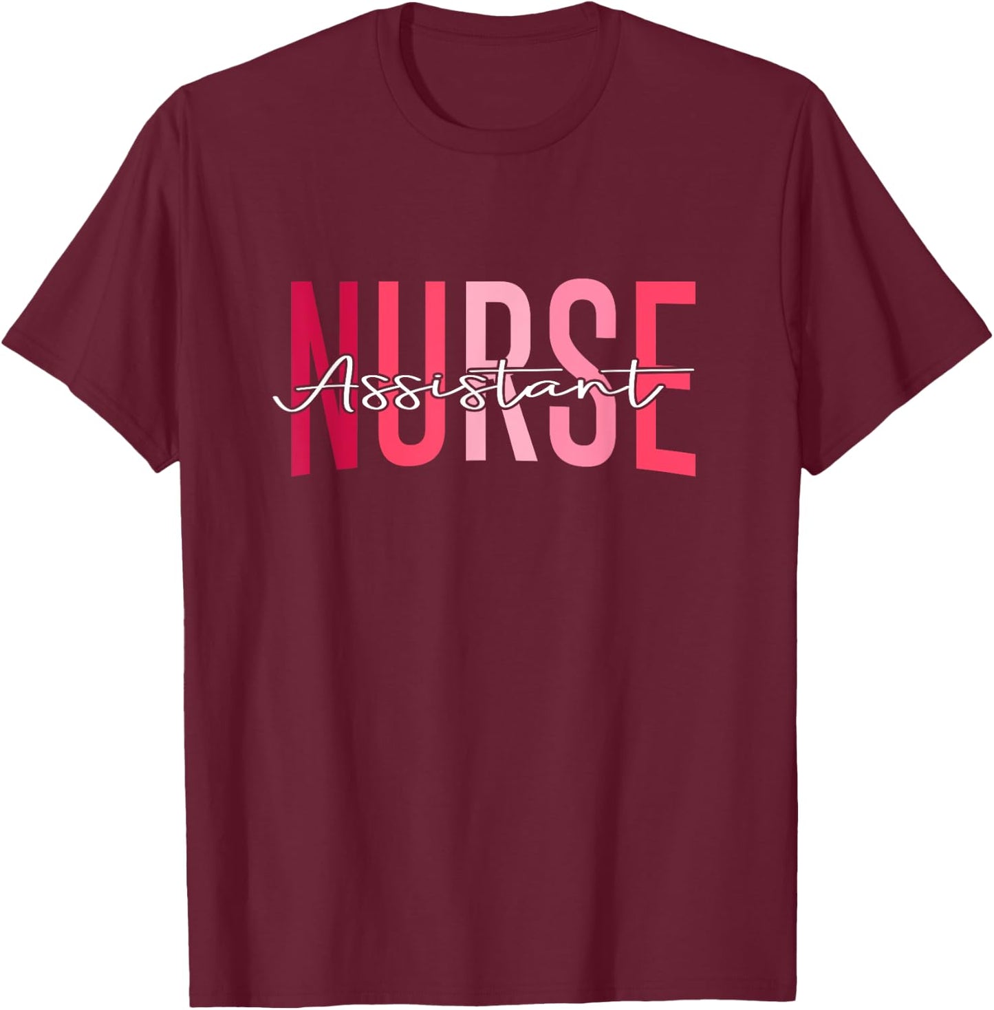 Certified Nursing Assistant Nurse Aide Nurse Assistant CNA T-Shirt - T-Shirt | Maroon