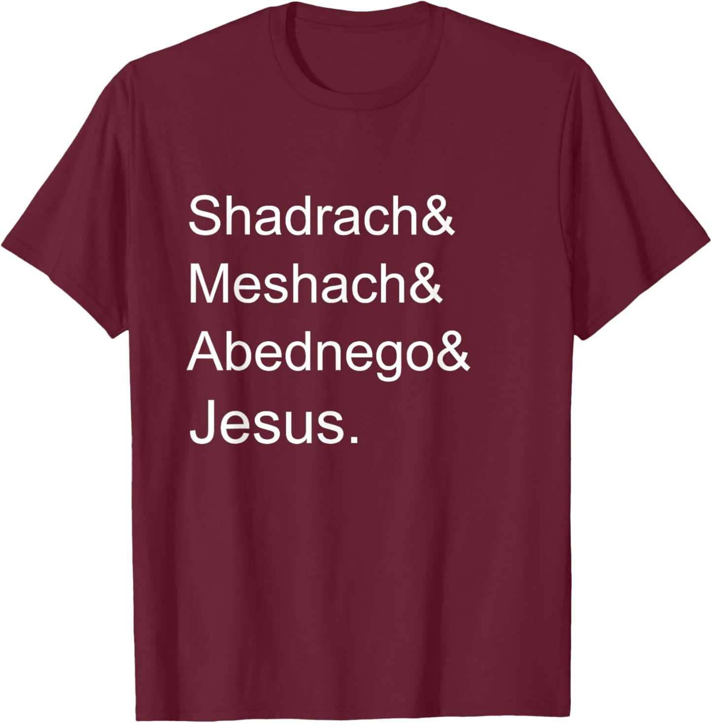 Old Testament Bible Heroes - Christian Inspirational T-Shirt - T-Shirt | Maroon
