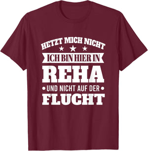 Recovery In Rehabilitation Funny Rehab , black T-Shirt - T-Shirt | Maroon