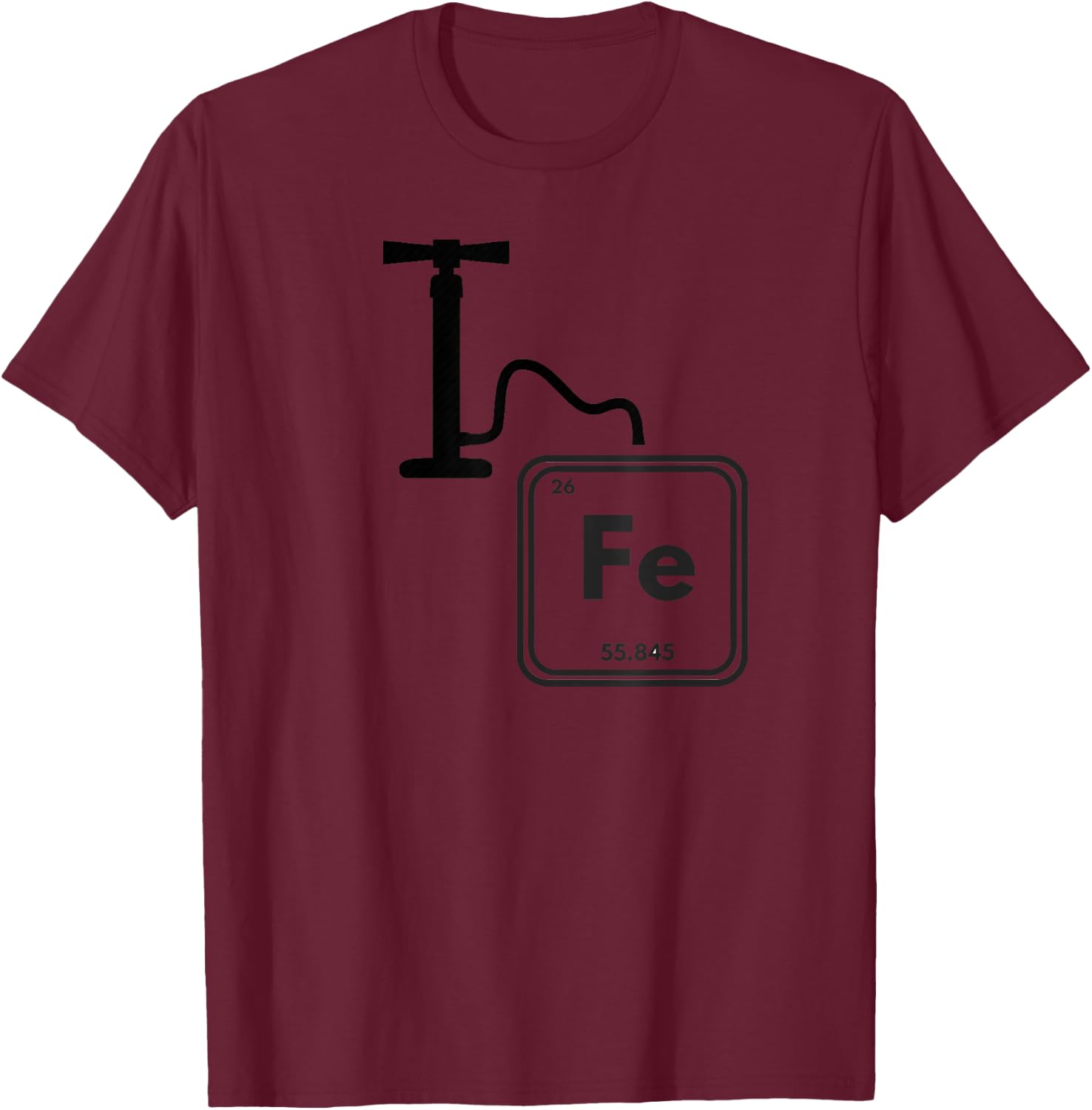 Pumping Iron T-Shirt - T-Shirt | Maroon
