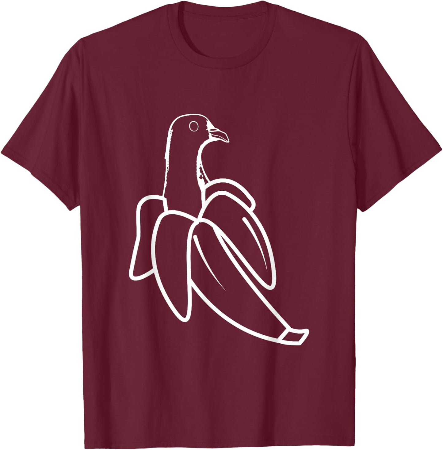 Banane Taube T-Shirt - T-Shirt | Maroon