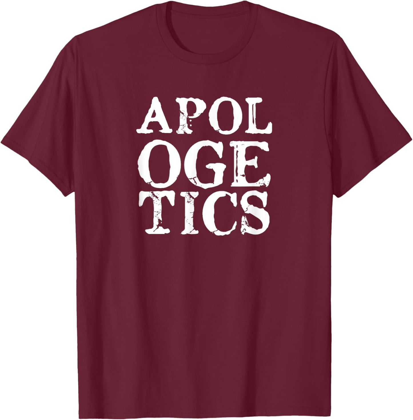 Christian Apologetics Theological Arguments T-Shirt - T-Shirt | Maroon