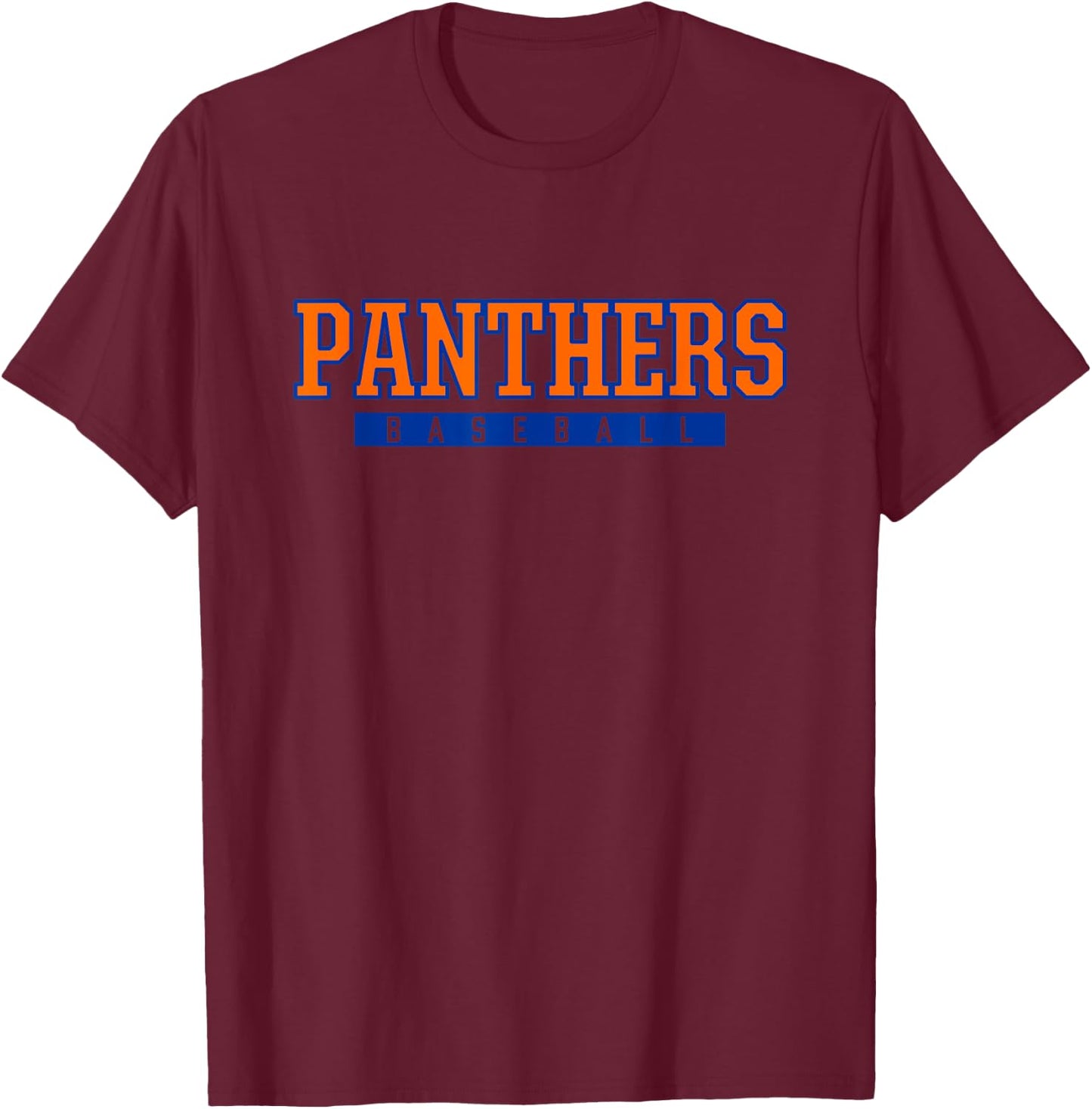 Parkview Panthers Baseball T-Shirt - T-Shirt | Maroon