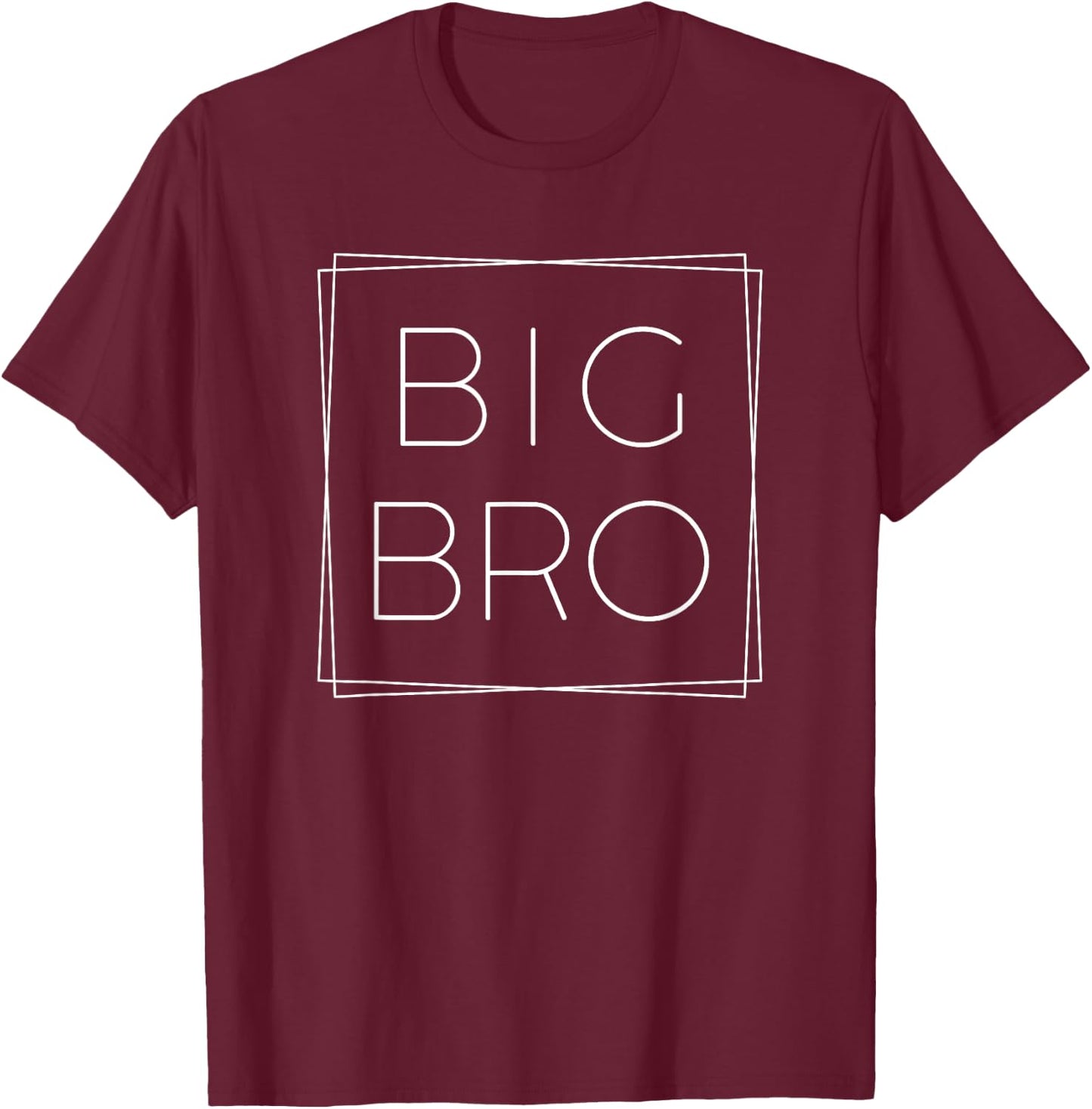 Big Bro. Family Outfit Mother Father Child Partner Look Set , black T-Shirt - T-Shirt | Maroon