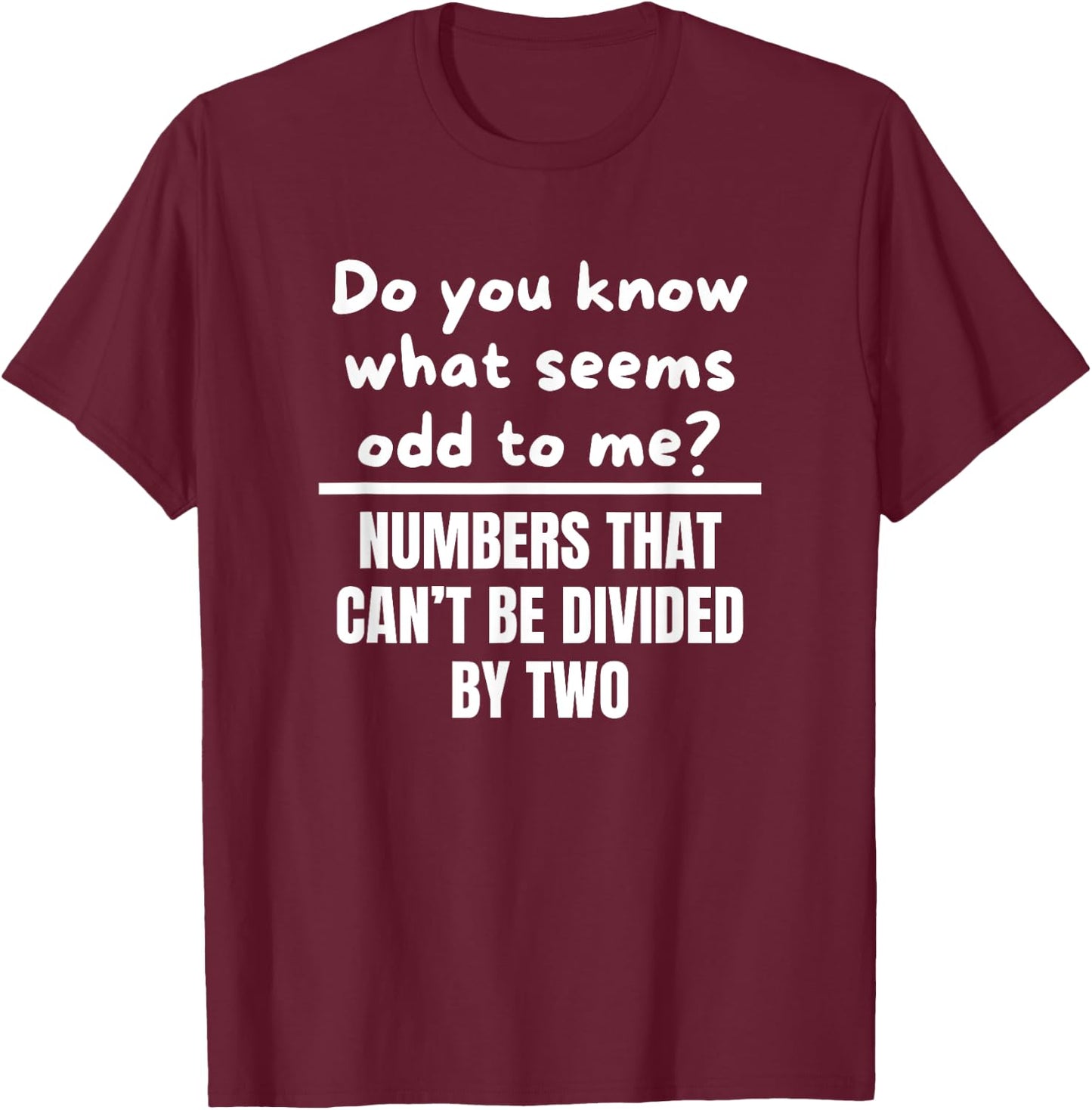 Funny Math Teacher Jokes T-Shirt - T-Shirt | Maroon