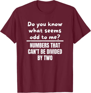 Funny Math Teacher Jokes T-Shirt - T-Shirt | Maroon
