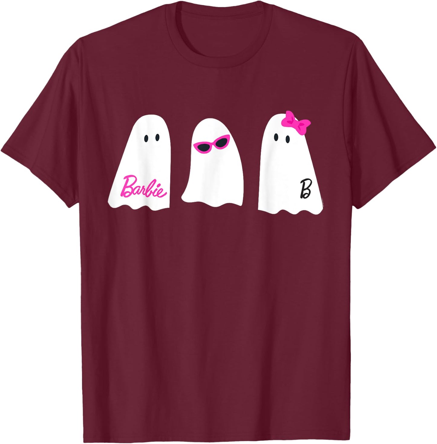 Barbie - Halloween Ghosts T-Shirt - T-Shirt | Maroon