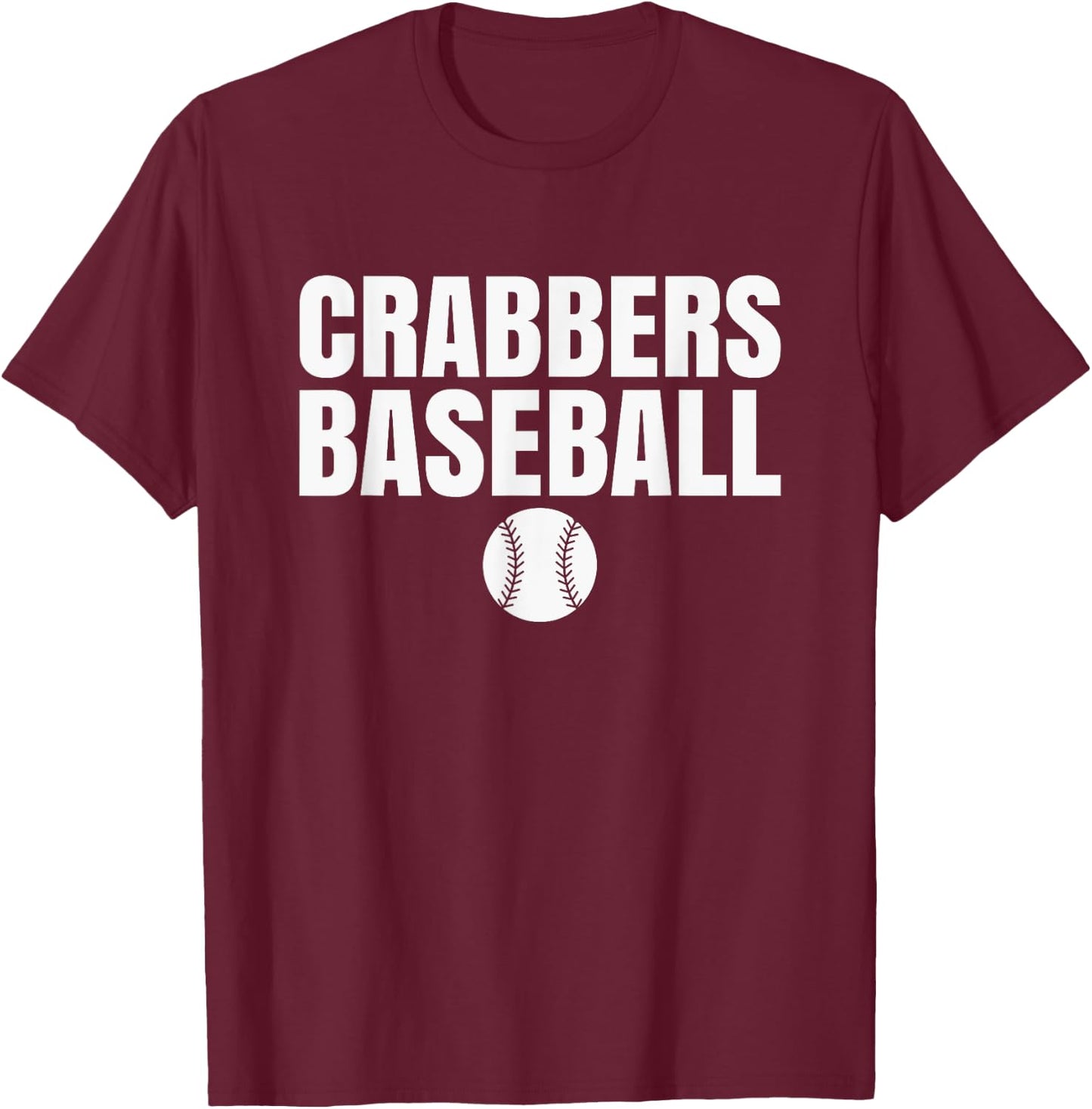 Hampton Crabbers Baseball T-Shirt - T-Shirt | Maroon