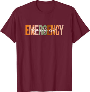 Emergency Department ER Nurse Squad Nursing Nurse Graduation T-Shirt - T-Shirt | Maroon