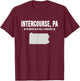 Intercourse, PA Funny Shirt T-Shirt - T-Shirt | Maroon