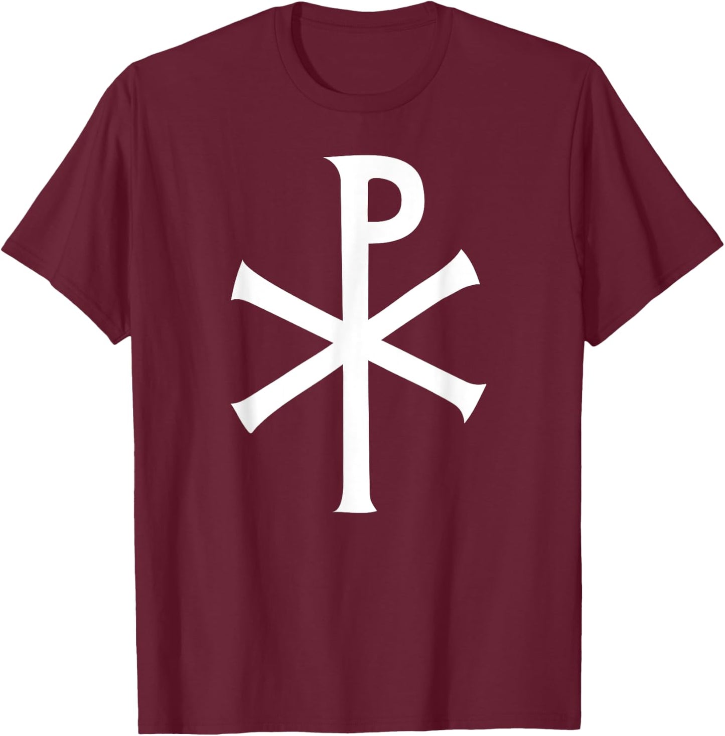 Roman Empire Chi Rho Orthodox T-Shirt - T-Shirt | Maroon