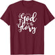 To God be the Glory T-Shirt - T-Shirt | Maroon