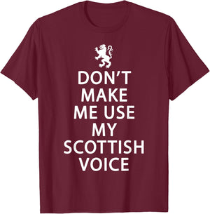 Scottish History Clothing - Rampant Lion Apparel - Scotland T-Shirt - T-Shirt | Maroon