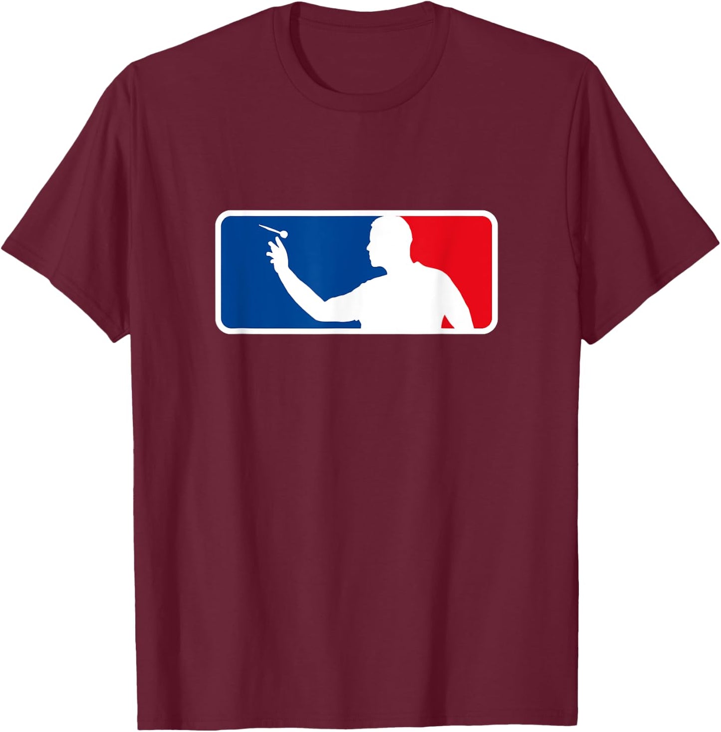 Darts 180 Dart Dart Dartspieler T-Shirt - T-Shirt | Maroon