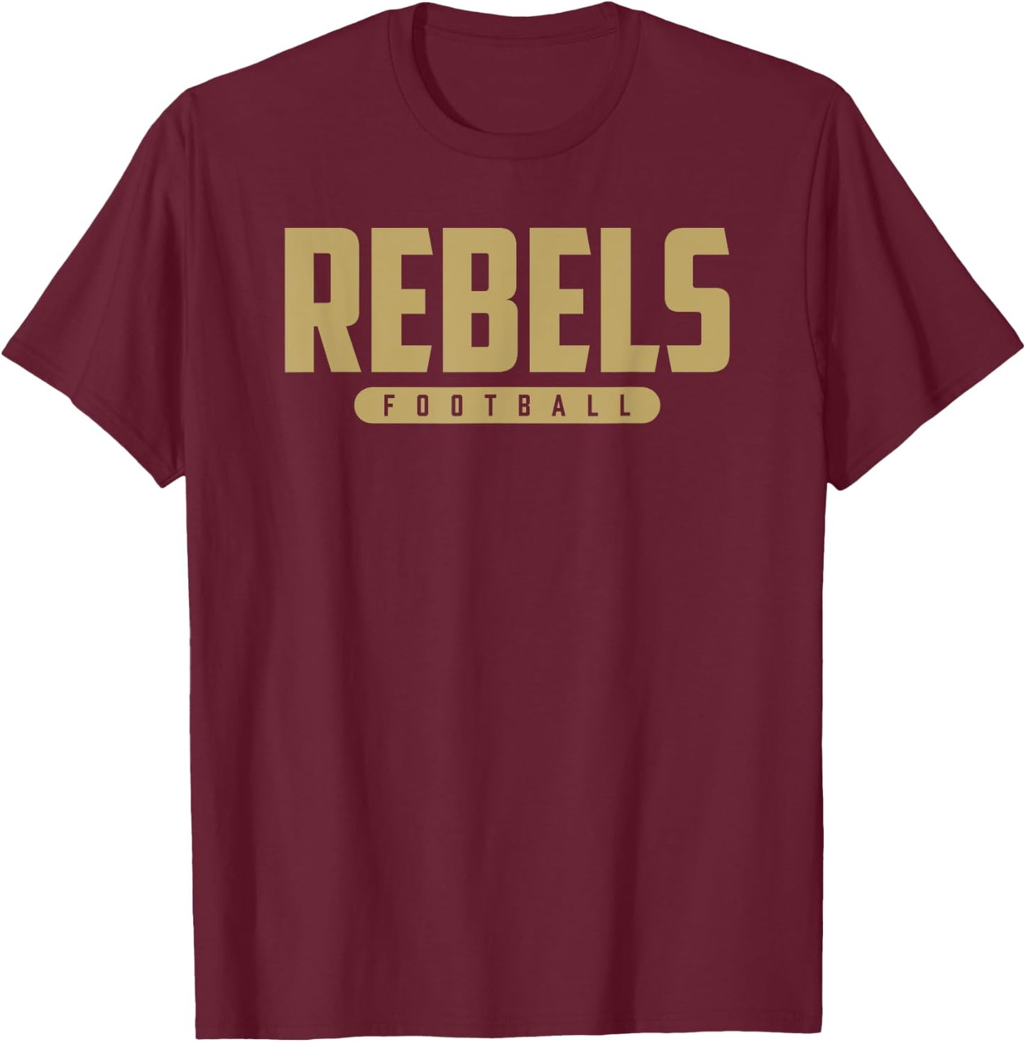 Boyle County Rebels Football T-Shirt - T-Shirt | Maroon
