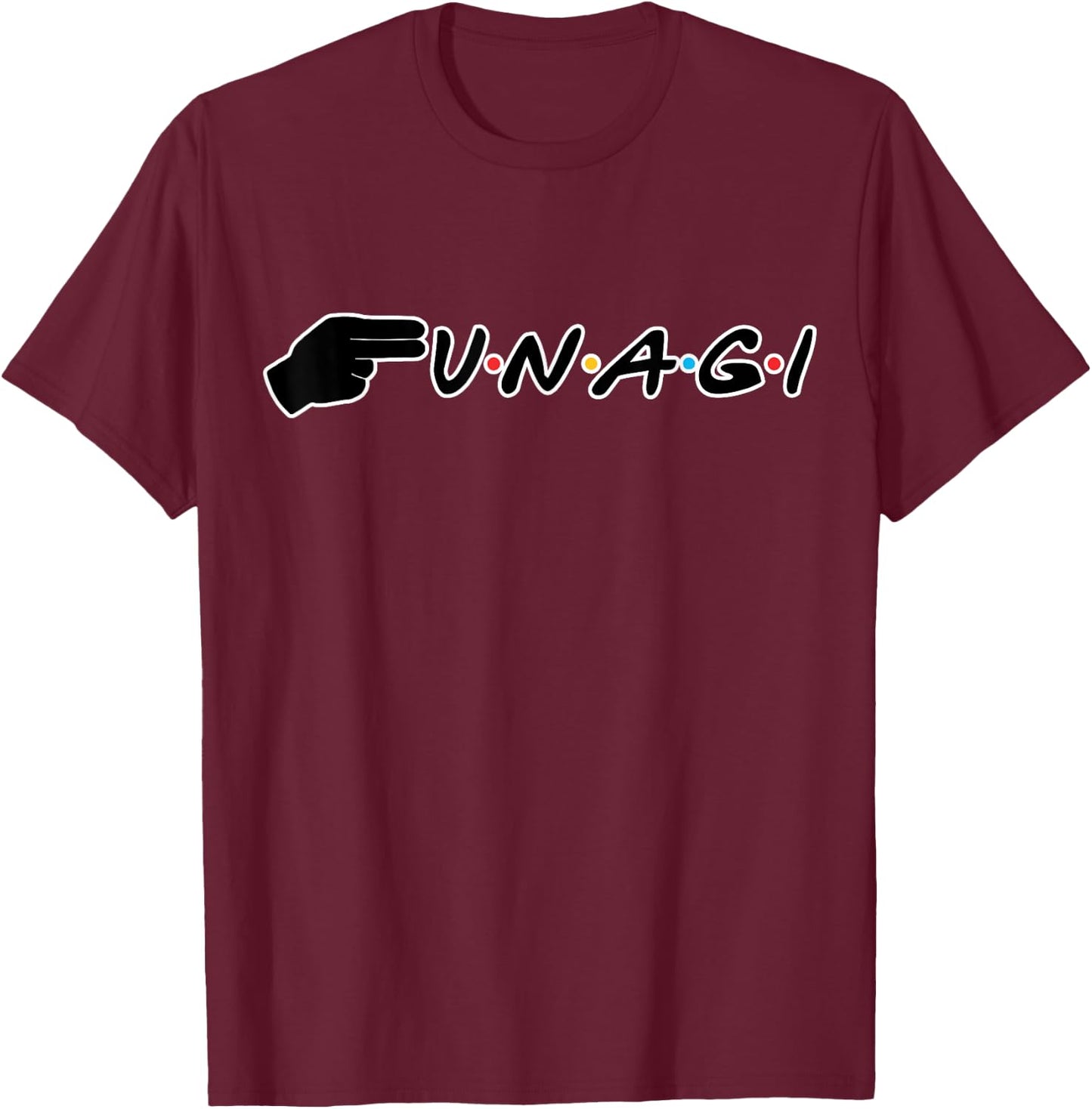 Unagi Mindfulness Total Awareness Funny Salmon Skin Roll T-Shirt - T-Shirt | Maroon