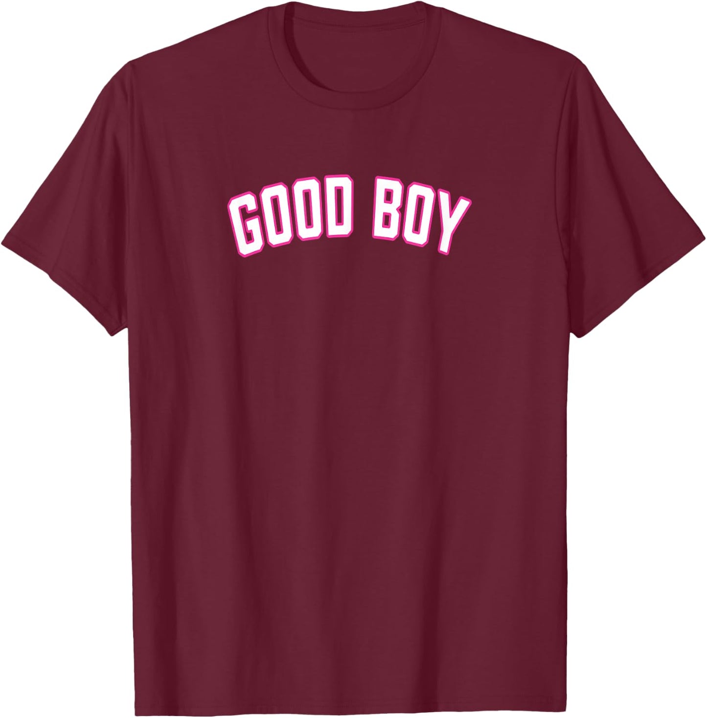 Good Boy Varsity Style Herren Jungen Bold Athletic Good Boy T-Shirt - T-Shirt | Maroon