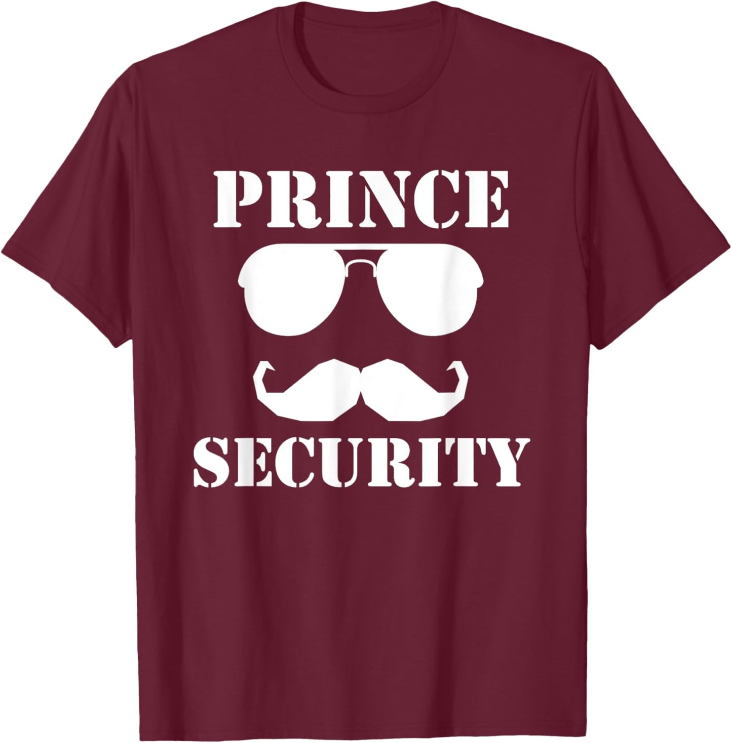 Prince Security Family Guardian Safety Officer T-Shirt - T-Shirt | Maroon