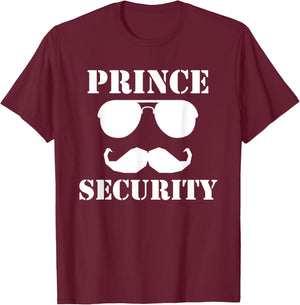 Prince Security Family Guardian Safety Officer T-Shirt - T-Shirt | Maroon