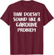CAROLINE Personalized Cute Flower Girls CAROLINE Name T-Shirt - T-Shirt | Maroon