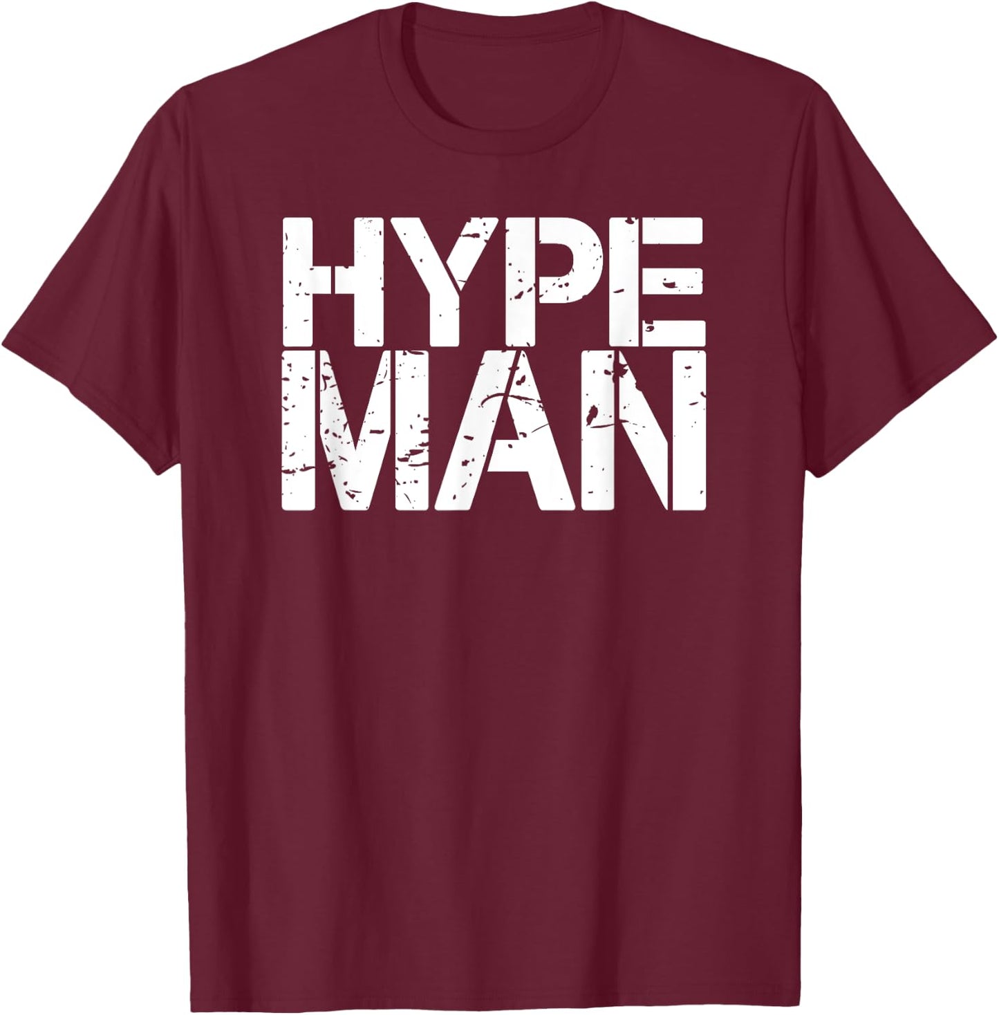 Hype Man big game funny logo T-Shirt - T-Shirt | Maroon