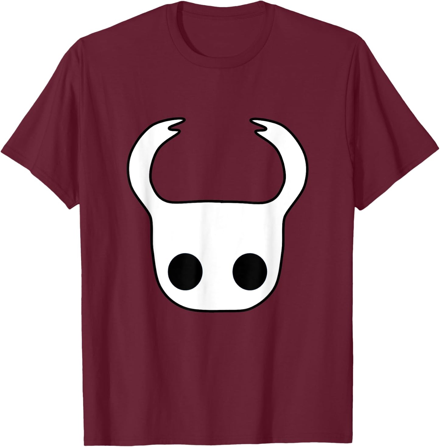 Funny Nerdy Knight Head Metroidvania Video Game Player Gamer , black T-Shirt - T-Shirt | Maroon