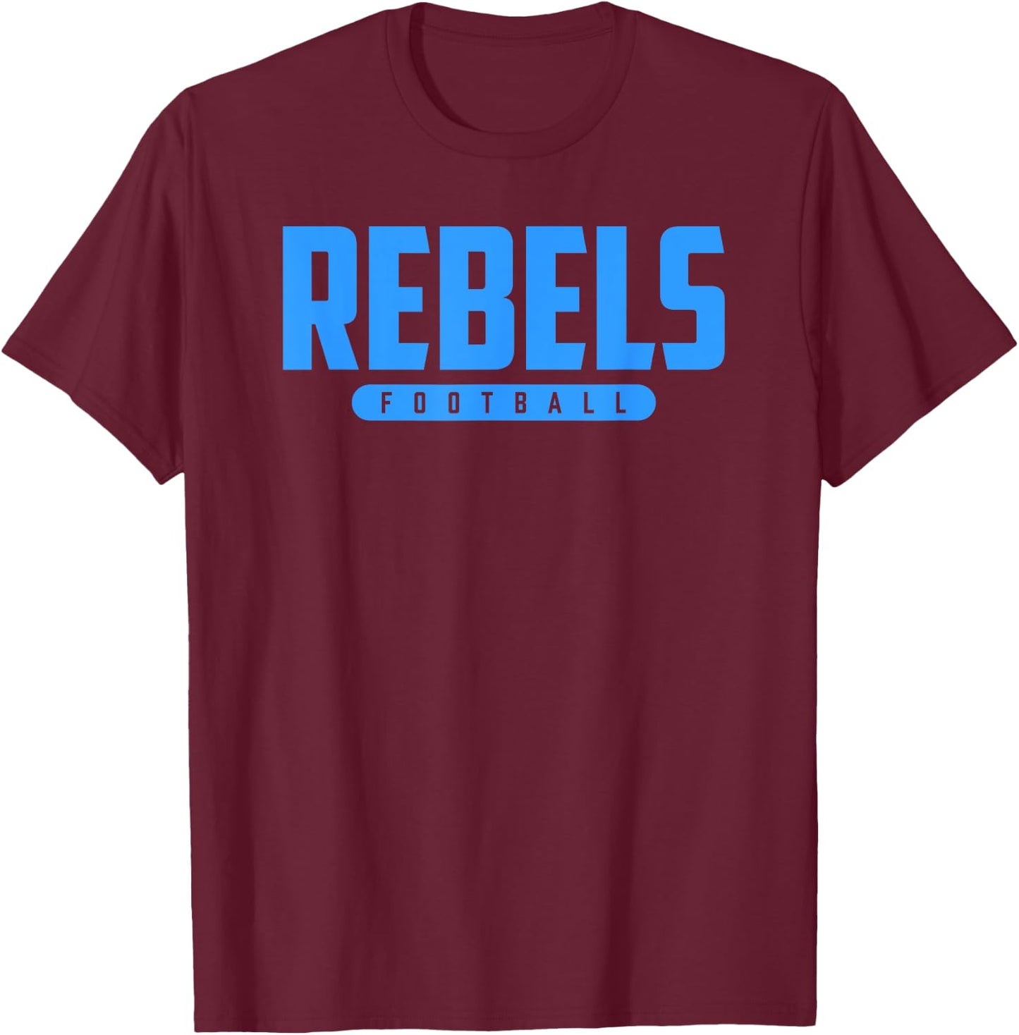 Boone County Rebels Football T-Shirt - T-Shirt | Maroon
