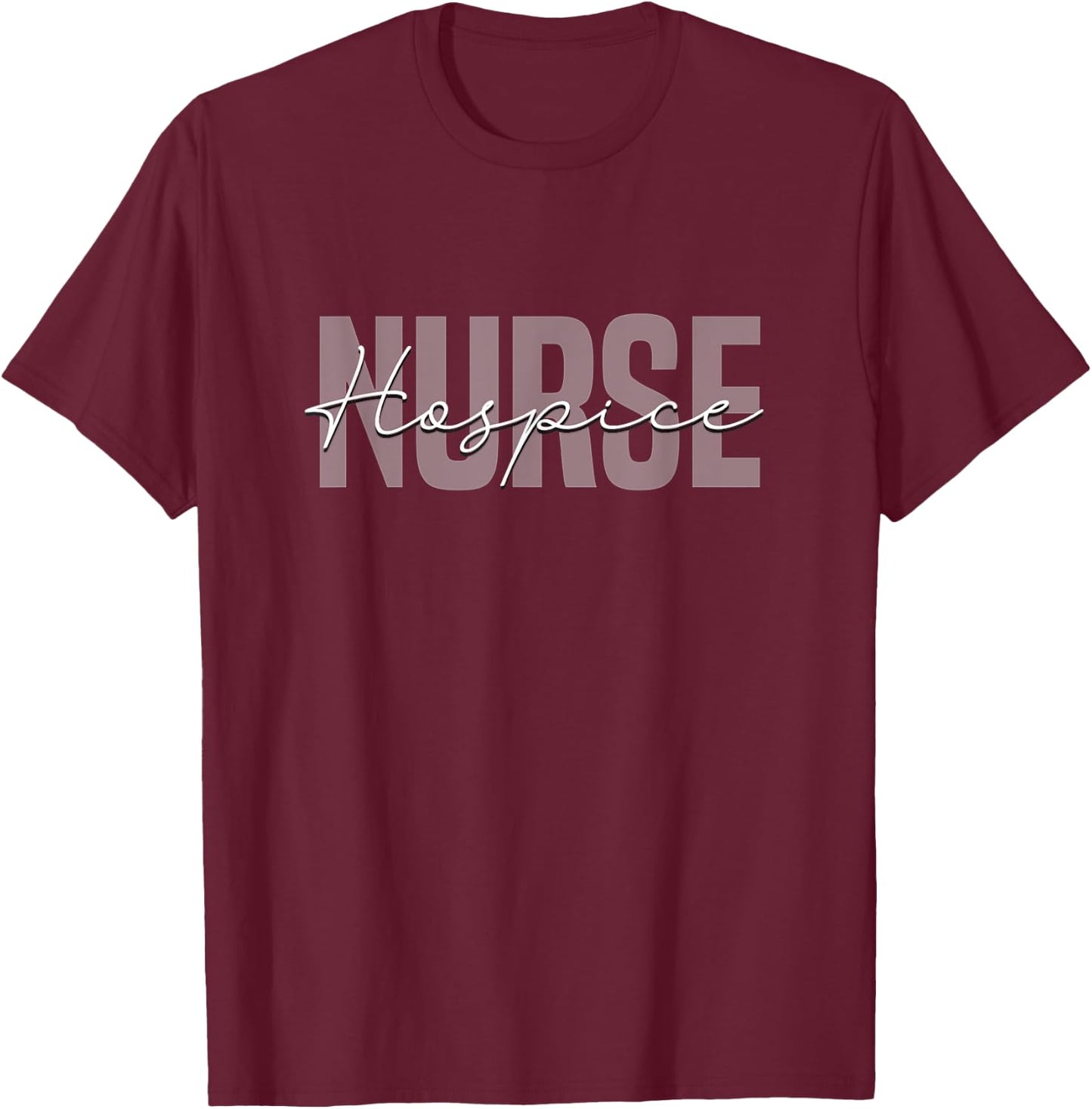 Vintage Hospice Nurse Doctor Graduation Medical Nursing RN T-Shirt - T-Shirt | Maroon