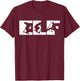 11. Geburtstag Retro Roller Fahrer Scooter Jungs Kinder T-Shirt - T-Shirt | Maroon