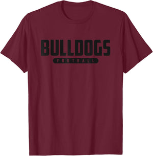 Brighton Bulldogs Football T-Shirt - T-Shirt | Maroon