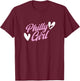 Philadelphia Pennsylvania Philly Girl T-Shirt - T-Shirt | Maroon